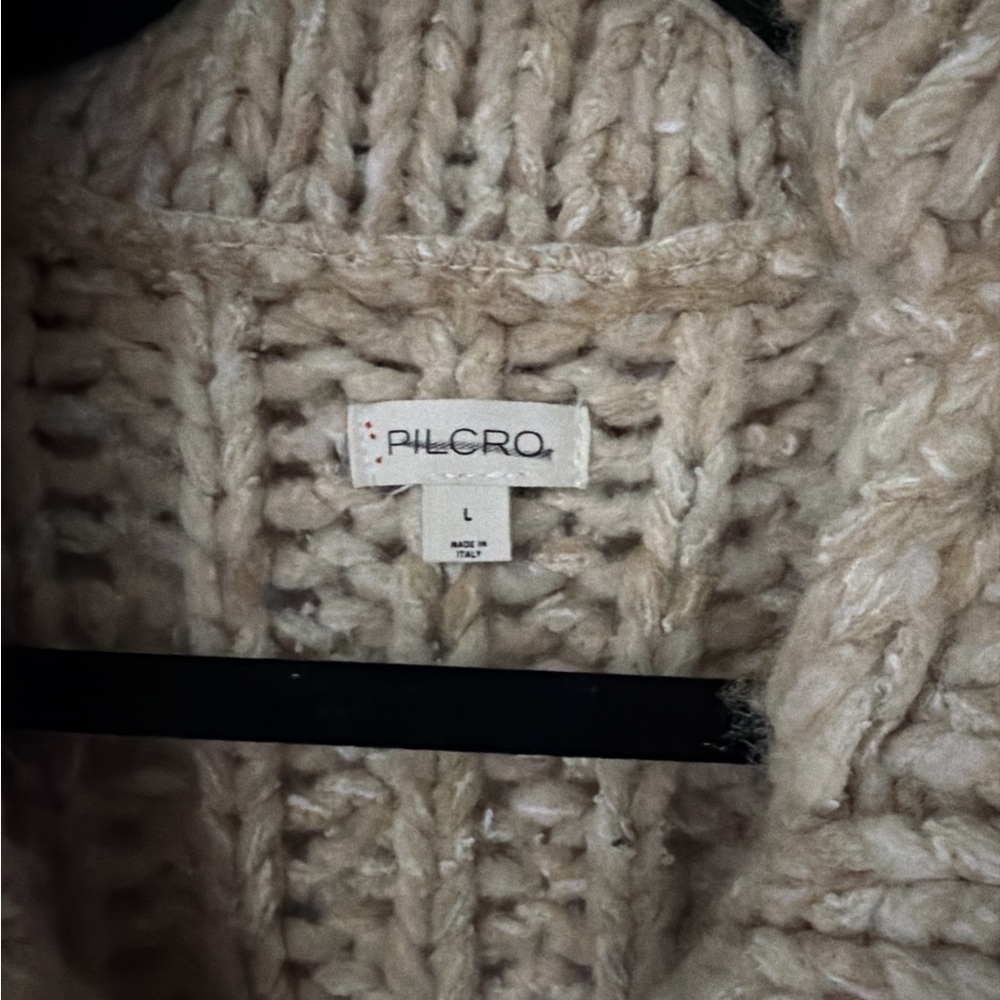 Pilcro Oversized Cable Knit Cardigan Sweater - Picture 9 of 9